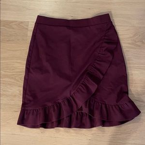 PURPLE RUFFLE SKIRT